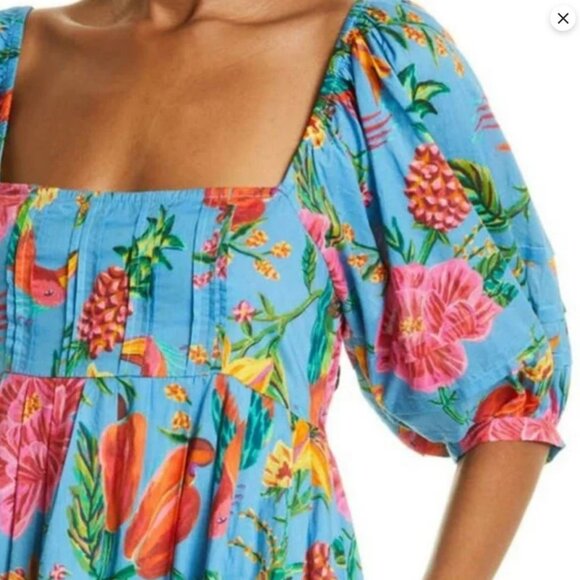 Farm Rio Toucans Garden Midi Dress - Picture 4 of 11